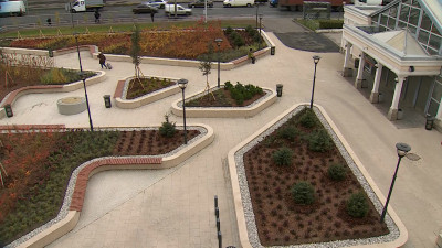 Александр Беглов: Территория у Балтийского вокзала благоустроена в соответствии с пожеланиями петербуржцев