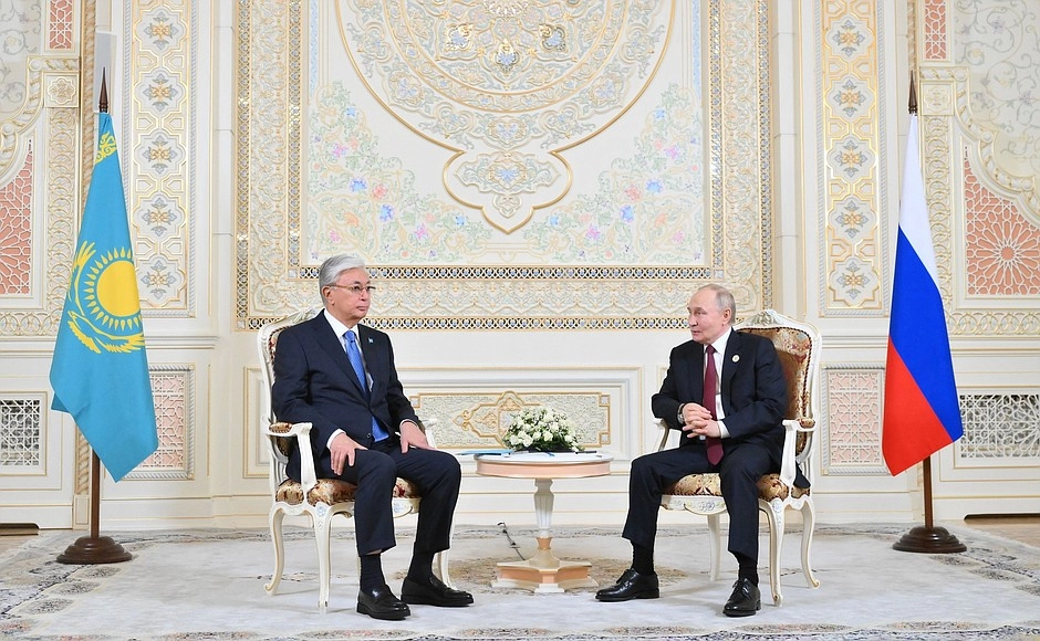 Владимир Путин провел встречу с президентом Казахстана - tvspb.ru