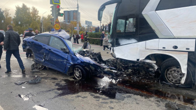 В массовом ДТП в Ижевске погибли 4 человека