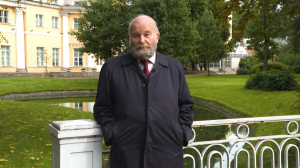 Нам 15 лет.  Президент Всероссийского музея А. С. Пушкина, заслуженный деятель искусств России Сергей Некрасов поздравляет Телеканал «Санкт-Петербург»