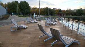 Сквер на Светлановском проспекте благоустроили совместно с горожанами