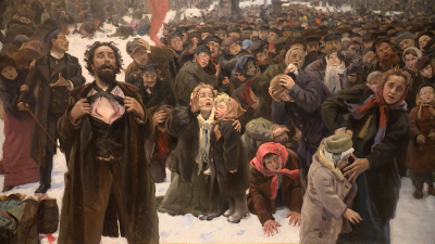 Революция на холсте: Музей политической истории открыл три выставки о событиях 1905–1917 годов