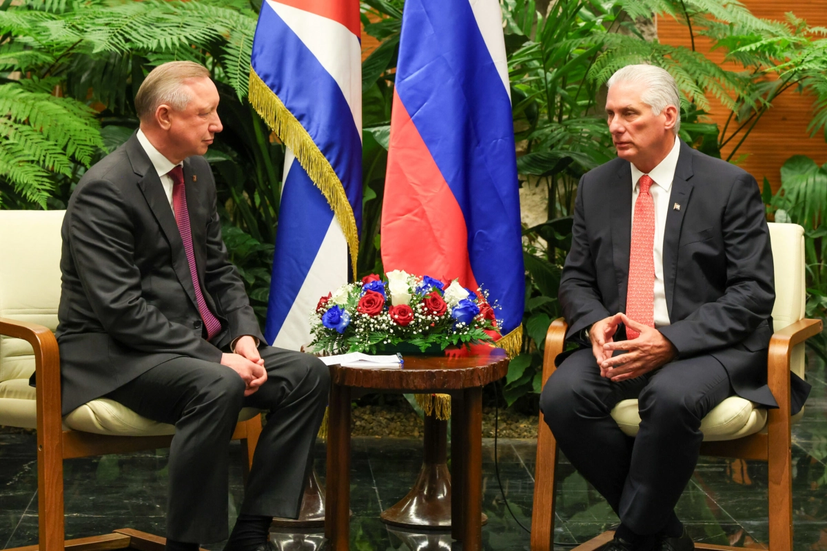 Александр Беглов поблагодарил Президента Республики Куба Мигеля Диас-Канеля Бермудеса за личное внимание к совместным проектам - tvspb.ru