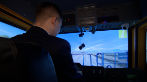 Тренажер-симулятор БЕЛАЗа в лаборатории петербургского вуза