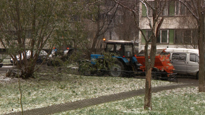 Более 3500 дворников вышли на уборку петербургских дворов от снега