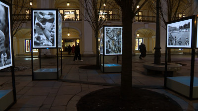 На Невском проспекте открылась фотовыставка к столетию ФК «Зенит»