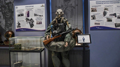 В Кронштадте открылась выставка, на которой впервые подробно рассказали о роте особого назначения на Балтике