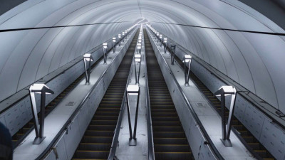 Петербуржцам показали, как продвигаются работы на станции метро «Юго-Западная»