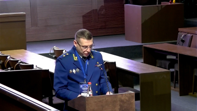 Прокурор Петербурга Виктор Мельник выступил на форуме «Без срока давности. Нюрнберг. 80 лет»