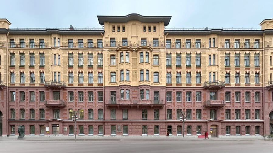 На улице Правды закончили основной этап реставрации фасадов дома Тами и Дейчмана - tvspb.ru