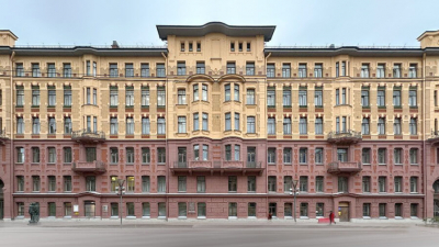 На улице Правды закончили основной этап реставрации фасадов дома Тами и Дейчмана