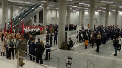 На Патриотическом молодежном форуме в Кронштадте в Юнармию вступили 400 человек