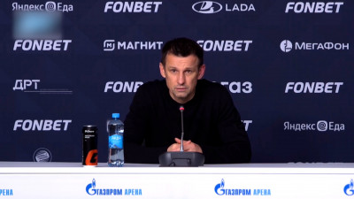 «Не порадовали ни игрой, ни результатом»: Сергей Семак оценил поражение «Зенита» от «Динамо» в матче 1/4 финала Кубка России