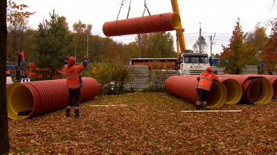 На улице Харченко стабилизировали ситуацию после провала грунта