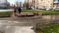 На улице Маршала Казакова восстановили ненадежный участок теплопровода