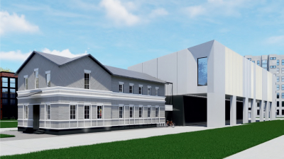 В Выборгском районе утвердили облик культурного центра с восстановленным деревянным фасадом