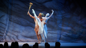 Гастроли. Триптих-программа одноактных балетов: «Вариации на тему рококо», «Орфей» и «Ultima Thule» впервые показана на сцене БДТ в рамках гастролей к 100-летию Пермского балета в Петербурге