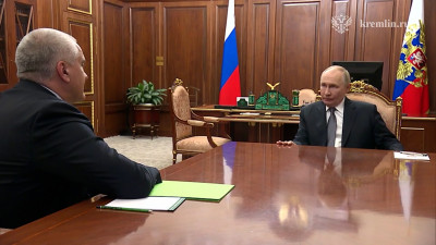 Владимир Путин встретился с главой Республики Крым Сергеем Аксёновым