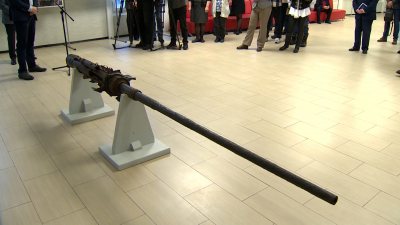 Центр подводных исследований РГО передал в Центральный военно-морской музей пушку самолета Ил-2