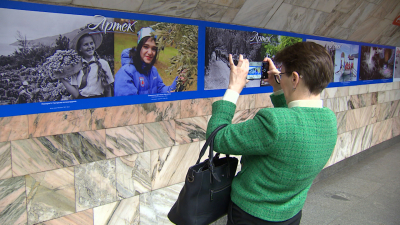 Александр Беглов: Выставка в петербургском метро в честь столетия «Артека» — знак благодарности петербуржцев разных поколений знаменитому гостеприимному детскому центру