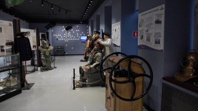 В Кронштадте открылась выставка о подводном спецназе Краснознамённого Балтийского флота