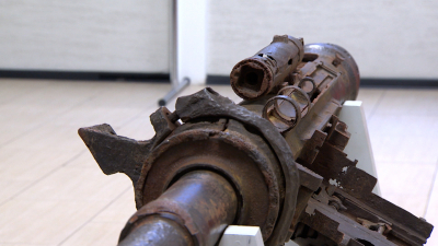 Центральный Военно-морской музей получил пушку самолета Ил-2, поднятую из Финского залива