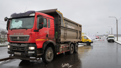 Большегруз с удвоенным весом остановили на Шафировском проспекте: штраф — около 600 тысяч рублей