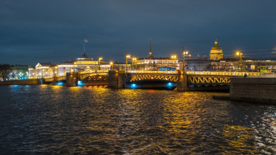 Александр Беглов: Художественная подсветка появится на Никольском, Адмиралтейском, Большом Чухонском, Вознесенском и Большом Ижорском мостах