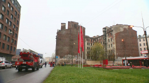 Проезд по ул. Розенштейна ограничен в связи с обрушением конструкций дома №39