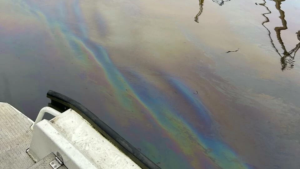 На Фонтанке появились радужные разводы: в реку попали нефтепродукты - tvspb.ru