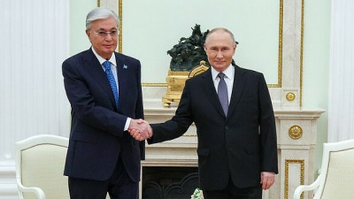 Путин принял в Кремле президента Казахстана Токаева