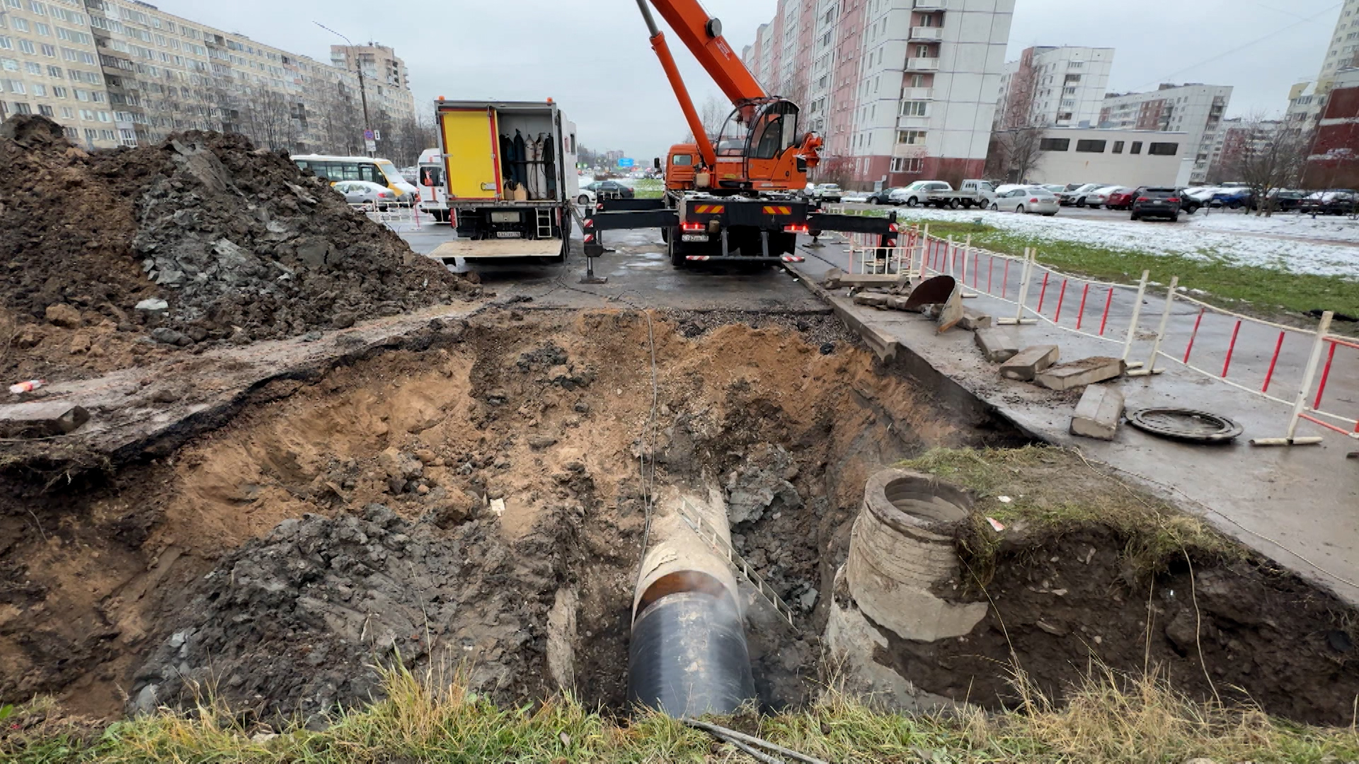 В Невском районе Петербурга обновят 5 км тепломагистрали «Рыбацкая»