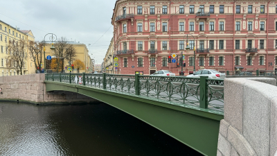 В Петербурге завершился ремонт Фонарного моста
