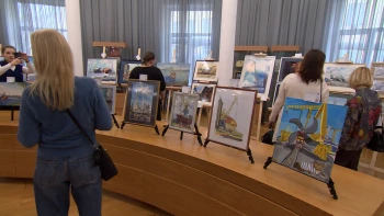 В Петербурге показали картины, посвященные годовщине образования завода «Северная верфь»