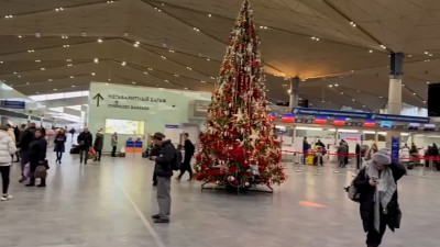 Обстановка в терминале аэропорта Пулково спокойная