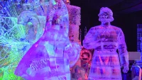 Фестиваль ледовых скульптур стартовал на Заячьем острове