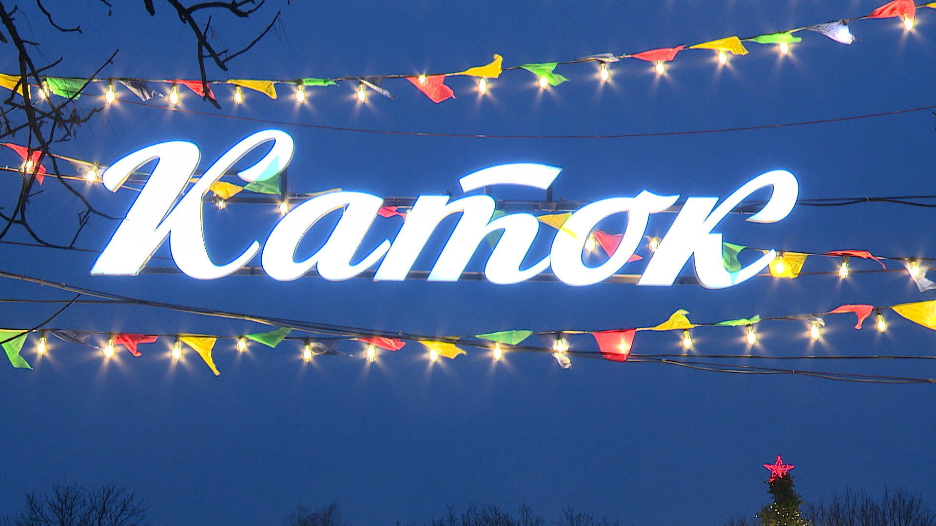 Каток в ЦПКиО им С.М Кирова