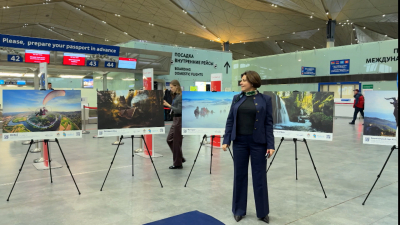 В Пулково открылась фотовыставка, посвященная достопримечательностям Республике Сербской