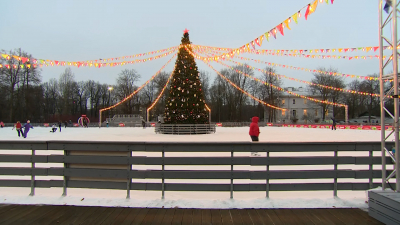 На Елагином острове открылся большой каток