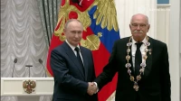 Владимир Путин наградил Никиту Михалкова орденом Святого апостола Андрея Первозванного