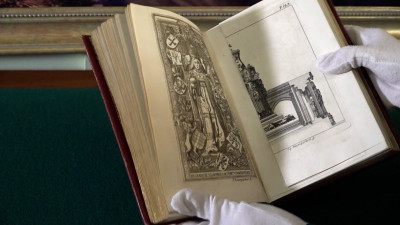 Книга «Описание собора Святого Стефана в Вене» вернулась в музей-заповедник «Павловск»