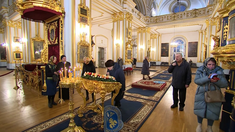 В День памяти Николая Чудотворца в Николо-Богоявленском морском соборе прошла божественная литургия