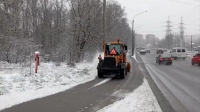 Улицы Петербурга от снега чистят более тысячи дворников