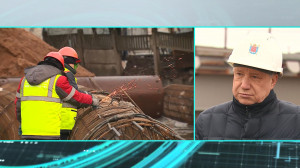 Александр Беглов и Виталий Савельев осмотрели ход работ на входном узле ВСМ в Петербурге