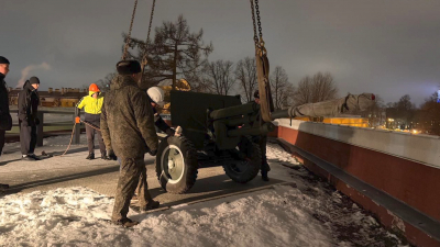 С 5 декабря полуденный выстрел временно будет звучать с Государева бастиона