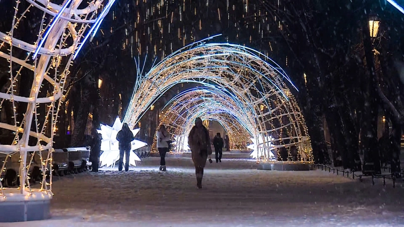 В Петербурге украсили и осветили к Новому году около 700 адресов