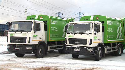 24 новых мусоровоза пополнили парк Петербурга в канун новогодних праздников