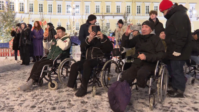 Бойцы СВО отправились на большую новогоднюю экскурсию по Петербургу