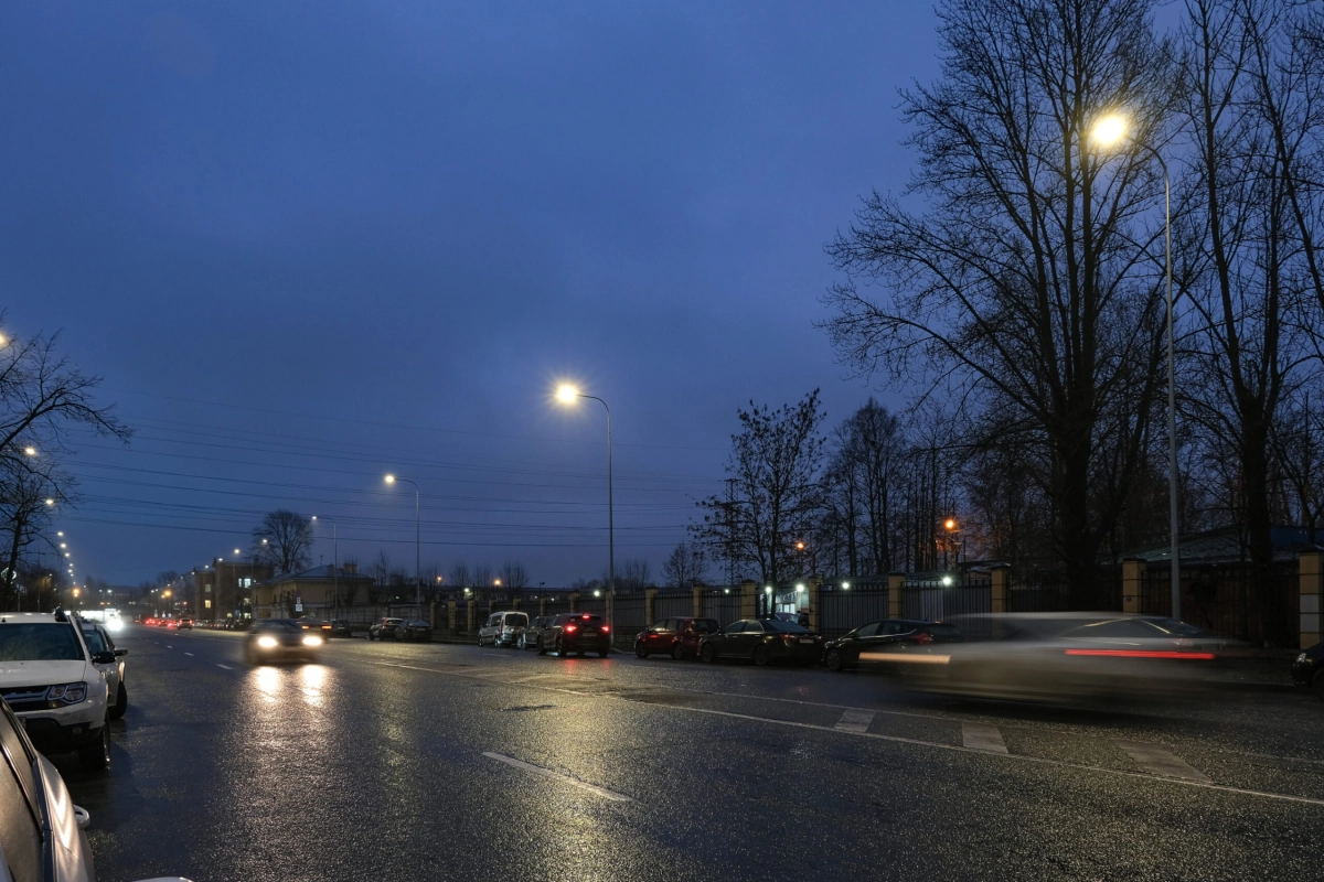 Александр Беглов: Рощинская улица в Московском районе встретит Новый год с обновленной системой освещения - tvspb.ru