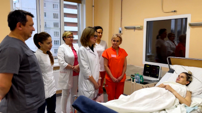 В роддоме №10 отметили 6-тысячные роды